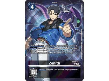 Zenith (Alternate Art) – BT21 World Convergence | Carta DIGIMON en México
