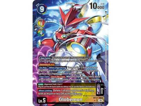 Globemon (Alternate Art) – BT21 World Convergence | Carta DIGIMON en México