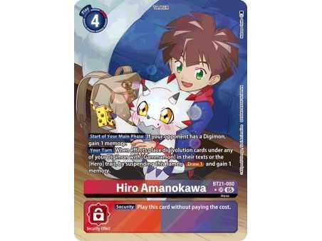 Hiro Amanokawa (Alternate Art) – BT21 World Convergence | Carta DIGIMON en México