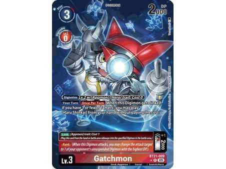 Gatchmon (Alternate Art) – BT21 World Convergence | Carta DIGIMON en México