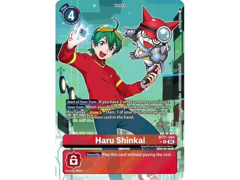 Haru Shinkai (Alternate Art) – BT21 World Convergence | Carta DIGIMON en México