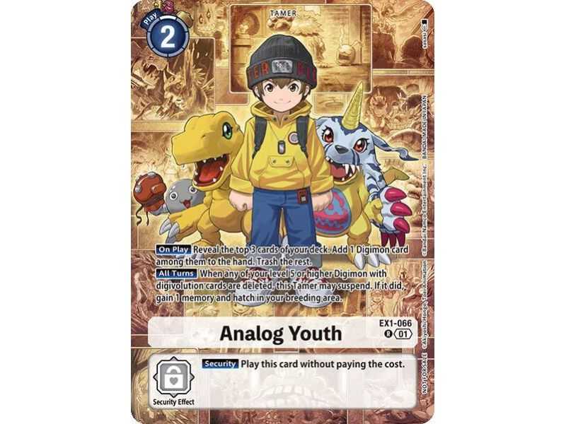 Analog Youth (Limited Card Pack) – BT21 World Convergence | Carta DIGIMON en México