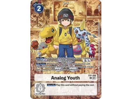 Analog Youth (Limited Card Pack) – BT21 World Convergence | Carta DIGIMON en México