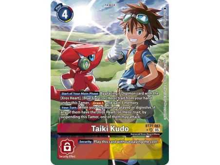 Taiki Kudo (Alternate Art) – BT21 World Convergence | Carta DIGIMON en México