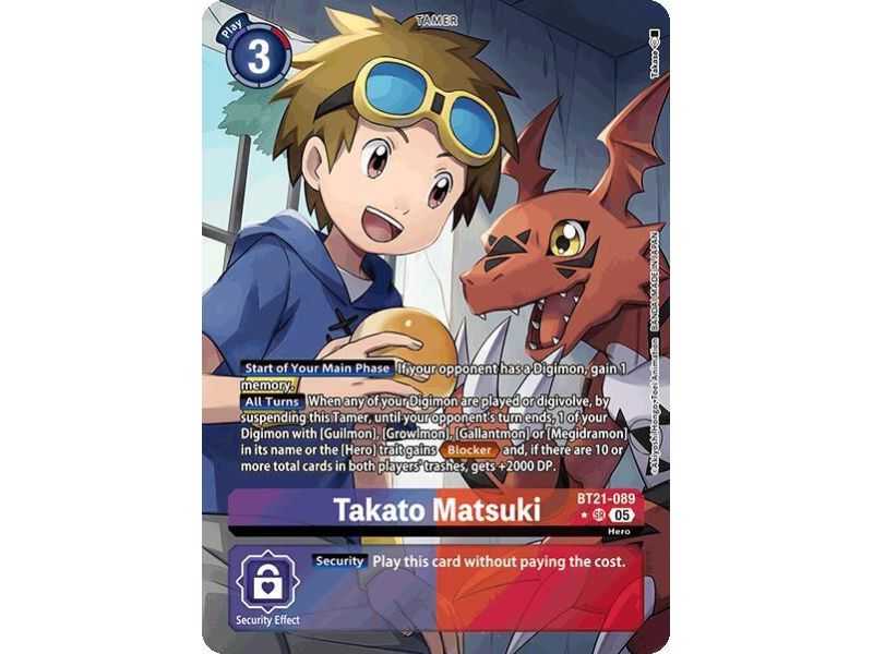 Takato Matsuki (Alternate Art) – BT21 World Convergence | Carta DIGIMON en México