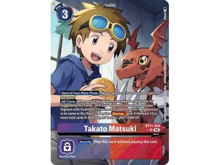 Takato Matsuki (Alternate Art) – BT21 World Convergence | Carta DIGIMON en México
