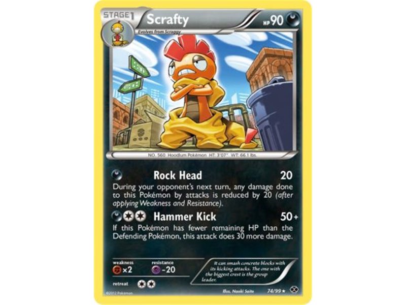 Scrafty (Rare Holofoil)