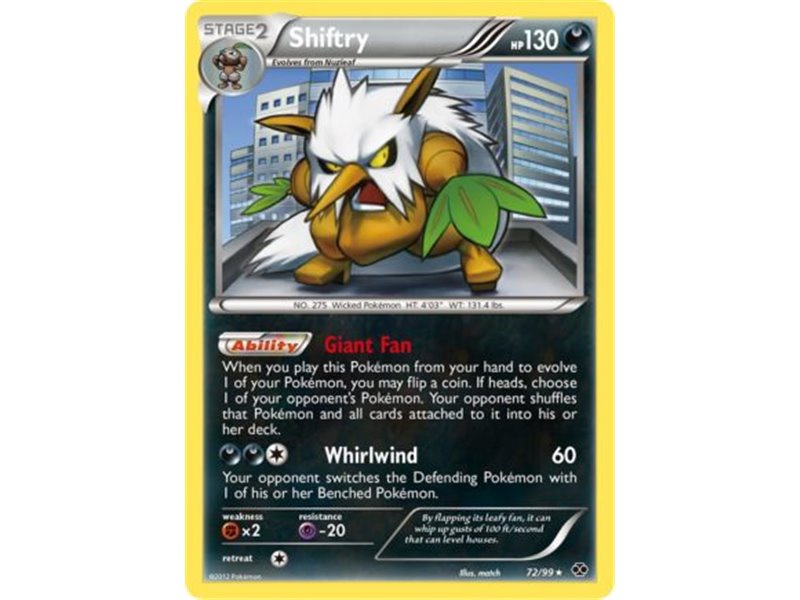 Shiftry (Rare/Reverse Holofoil)