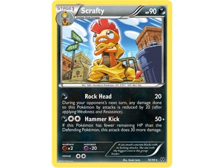 Scrafty (Rare/Reverse Holofoil)