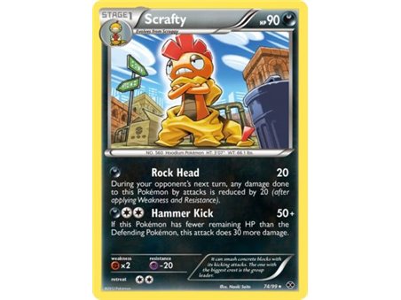 Scrafty (Rare/Reverse Holofoil)