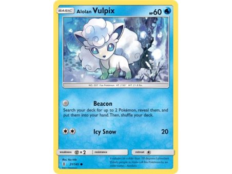 Alolan Vulpix (Common/Reverse Holofoil)