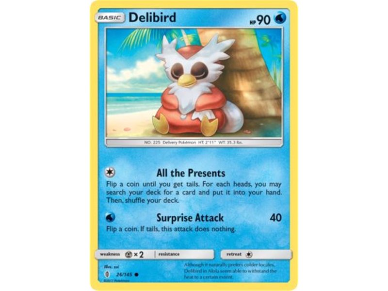 Delibird (Common/Reverse Holofoil)