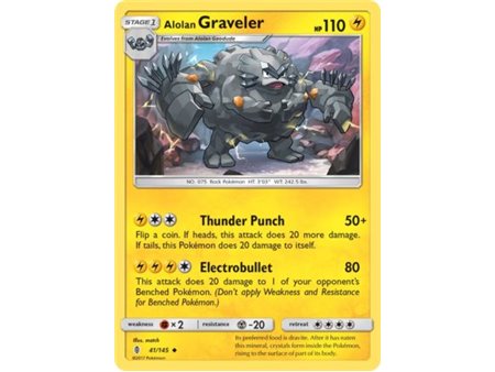 Alolan Graveler (Uncommon/Reverse Holofoil)