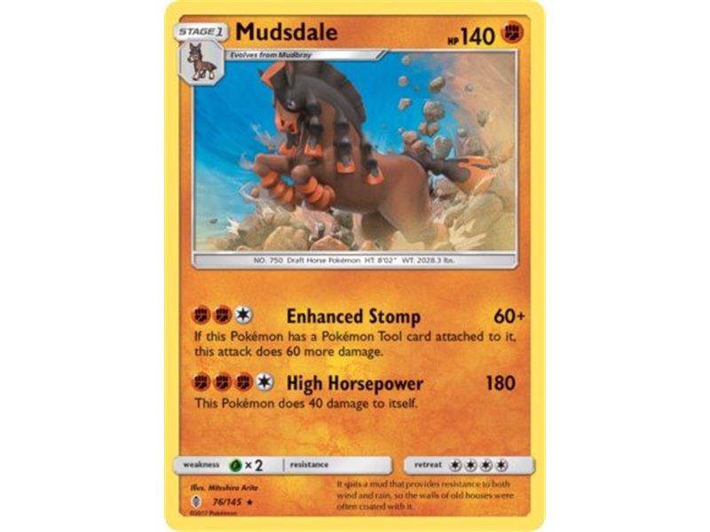 Mudsdale (Rare/Reverse Holofoil) 