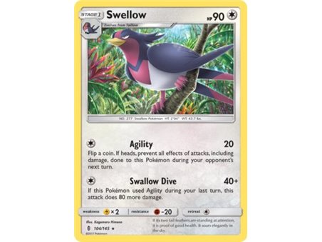 Swellow (Rare/Reverse Holofoil) 
