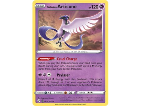 Galarian Articuno (Rare Holofoil)