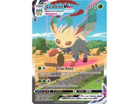 Leafeon VMAX (Alternate Art Secret Rare)