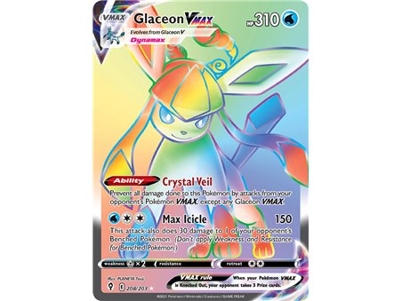 Glaceon VMAX (Rainbow Secret Rare)