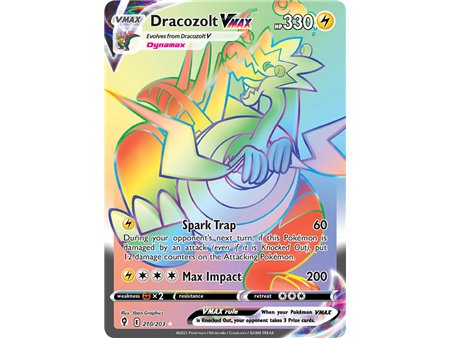 Dracozolt VMAX (Rainbow Secret Rare)