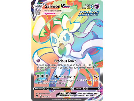 Sylveon VMAX (Rainbow Secret Rare)