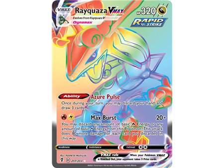 Rayquaza VMAX (Rainbow Secret Rare)