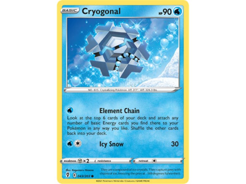 Cryogonal (Common/Reverse Holofoil)