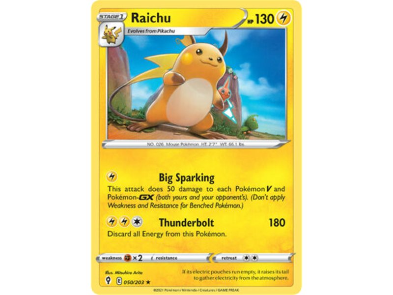Raichu (Rare/Reverse Holofoil)