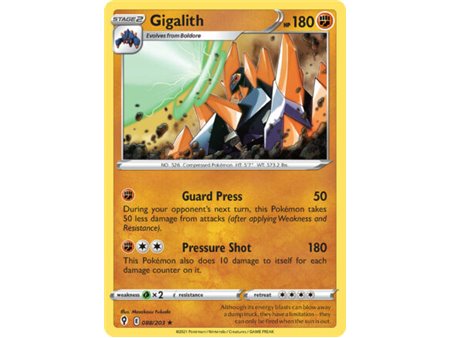 Gigalith (Rare/Reverse Holofoil)