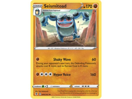Seismitoad (Rare/Reverse Holofoil)
