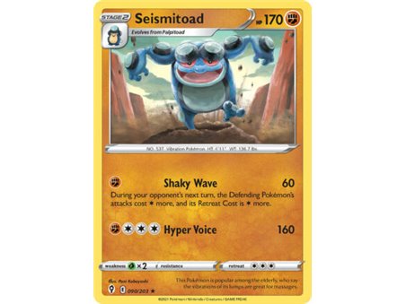 Seismitoad (Rare/Reverse Holofoil)