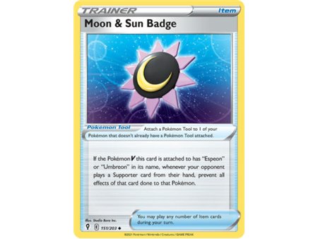 Moon & Sun Badge (Uncommon/Reverse Holofoil)