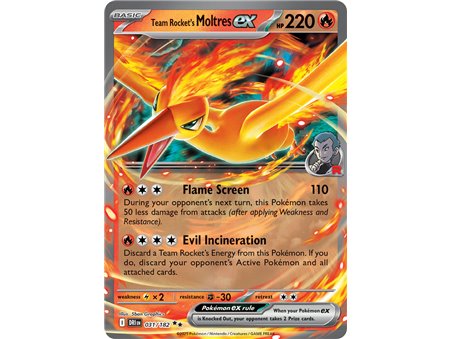 Team Rocket's Moltres ex (Double Rare) 