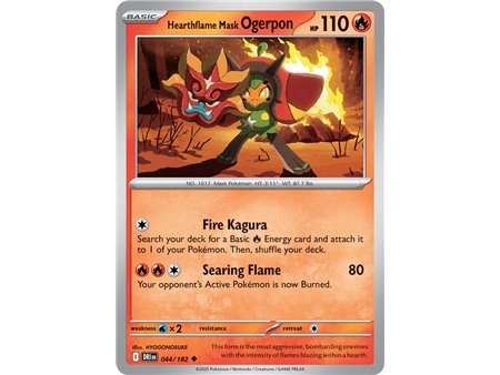 Hearthflame Mask Ogerpon (Uncommon)