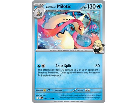 Cynthia's Milotic (Uncommon)