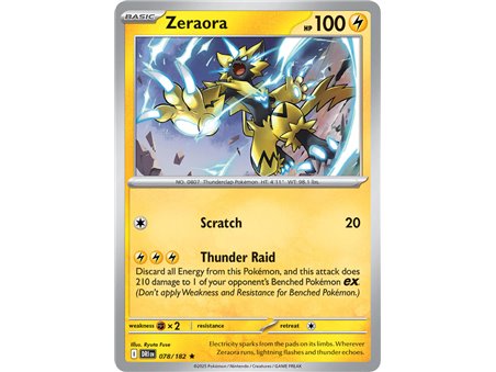 Zeraora (Rare Holofoil)