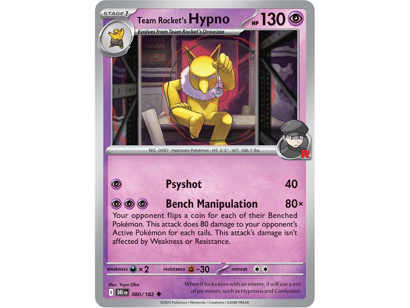 Team Rocket's Hypno (Uncommon)