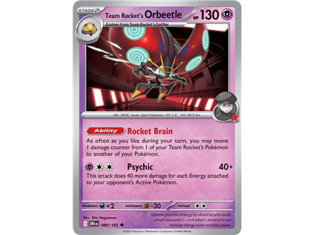 Team Rocket's Orbeetle (Uncommon)