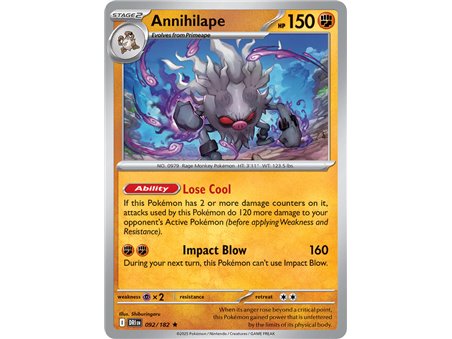Annihilape (Rare Holofoil)