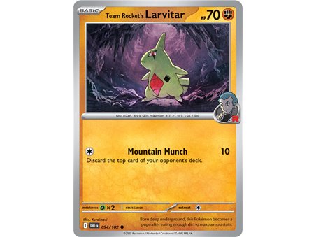 Team Rocket's Larvitar (Common)
