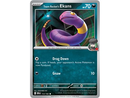 Team Rocket's Ekans (Common)