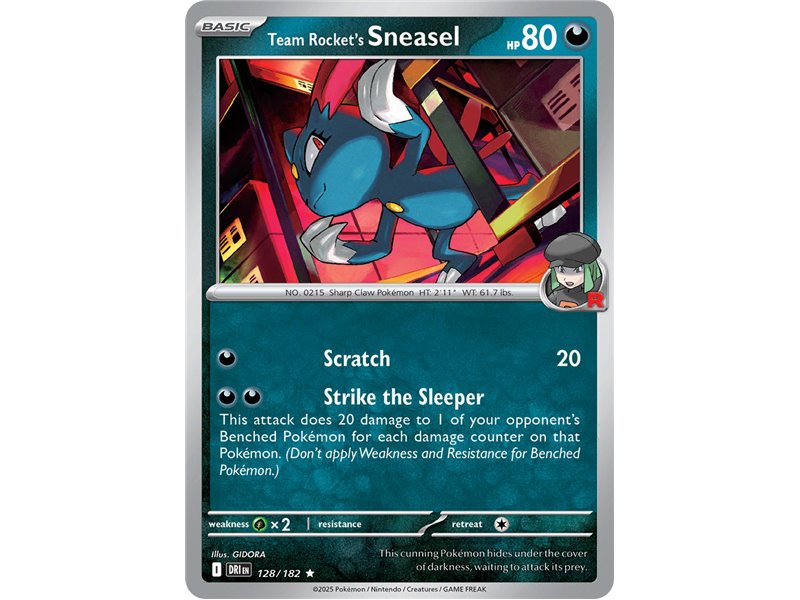 Team Rocket's Sneasel (Rare Holofoil)