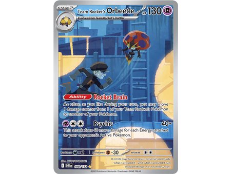 Team Rocket's Orbeetle (Illustration Rare)