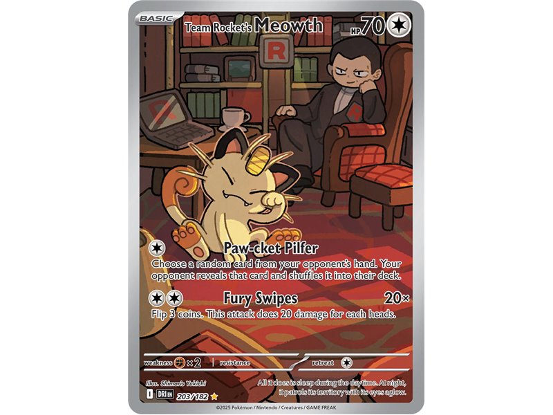 Team Rocket's Meowth (Illustration Rare)