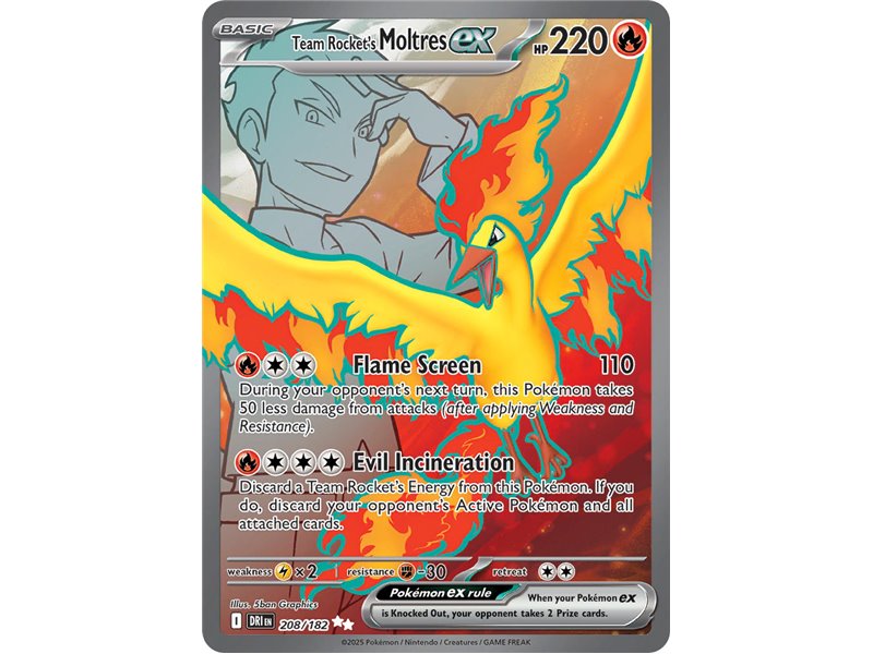 Team Rocket's Moltres ex (Full Art) 