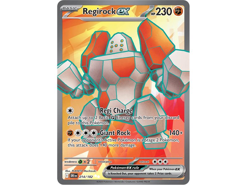Regirock ex (Full Art) 