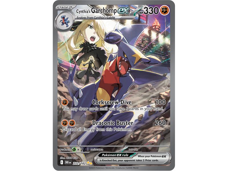 Cynthia's Garchomp ex (Special Illustration Rare) 