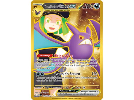 Team Rocket's Crobat ex (Hyper Rare) 