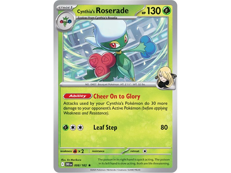 Cynthia's Roserade (Rare Holofoil)