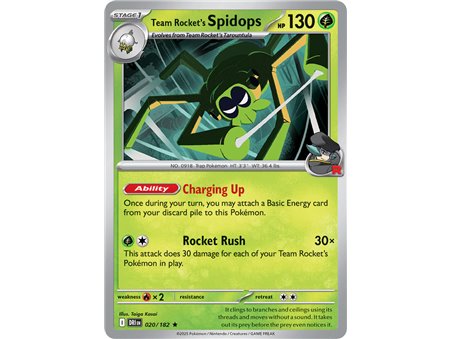 Team Rocket's Spidops (Rare Holofoil)