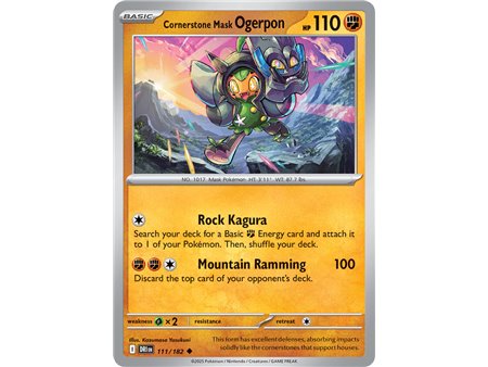 Cornerstone Mask Ogerpon (Uncommon)